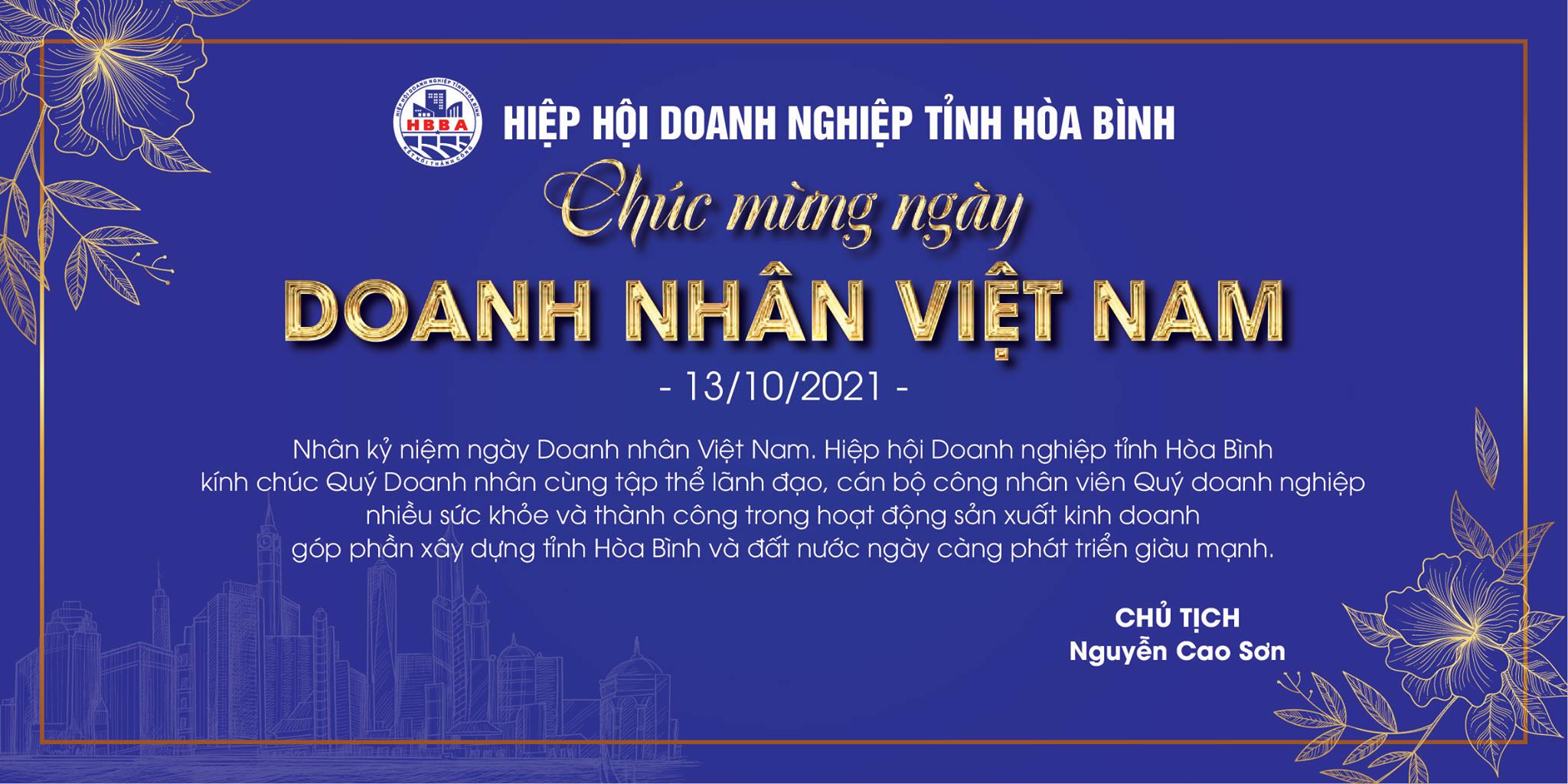 Chúc Mừng Ngày Doanh Nhân Việt Nam 13 10 2004 13 10 2021 Hiệp Hội